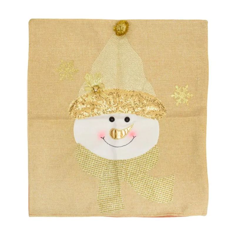 GENERICO - Fundas de Sillas Navideñas diseño Muñeco de Nieve