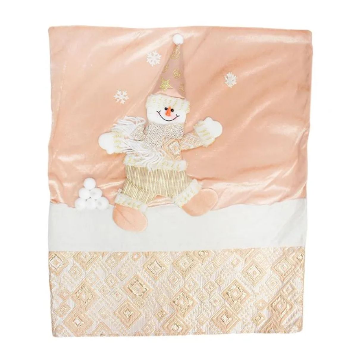 GENERICO - Fundas de Sillas Navideñas diseño Muñeco de Nieve