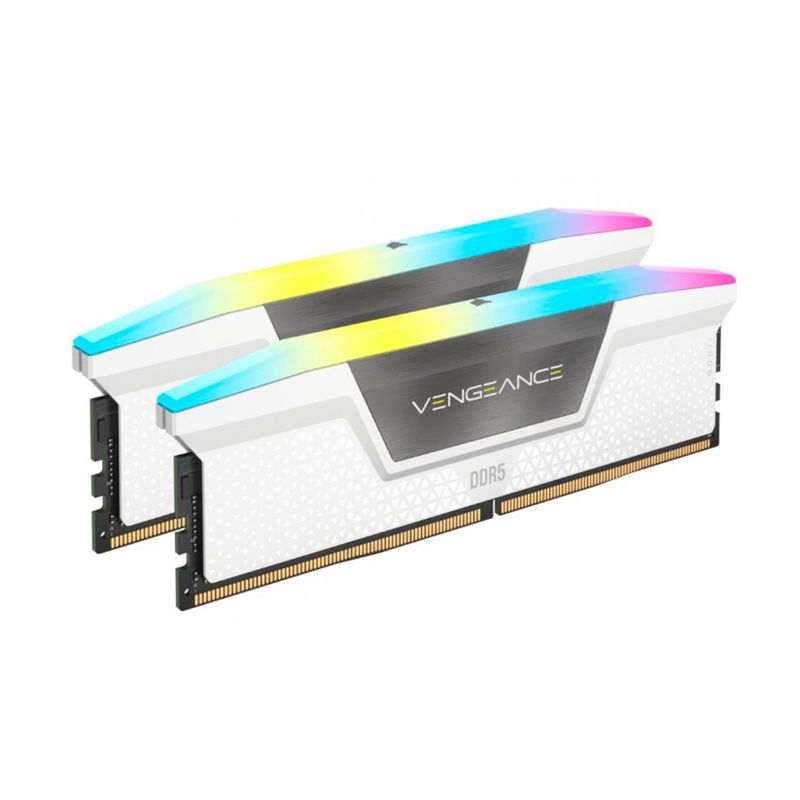 CORSAIR - MEMORIA RAM 64GB CORSAIR RGB 520G BLANCO PN CMH64GX5M2B5200C40W