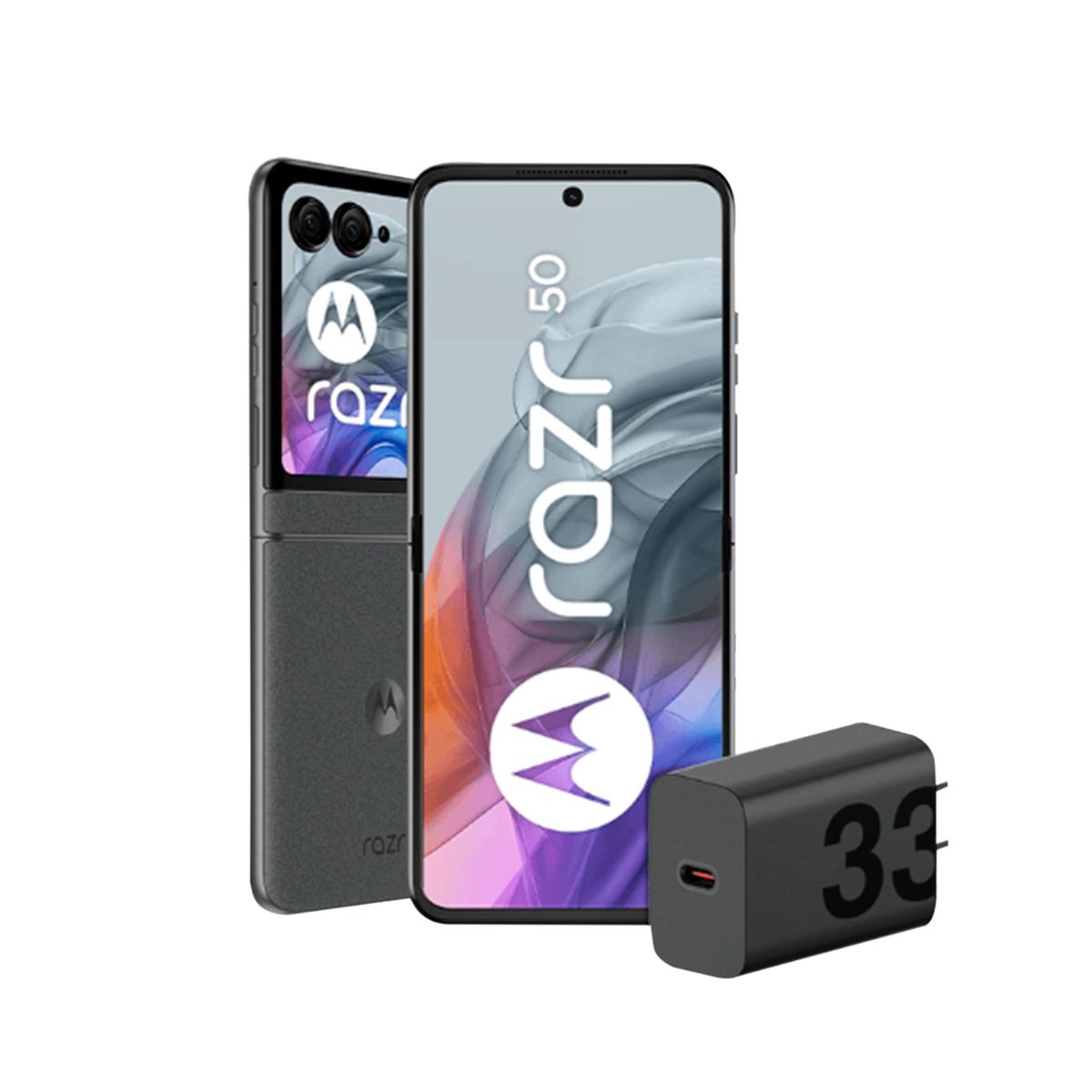 MOTOROLA - SMARTPHONE MOTOROLA RAZR 50 ANDROID 512GB 12GB GRIS PN PB200073PE