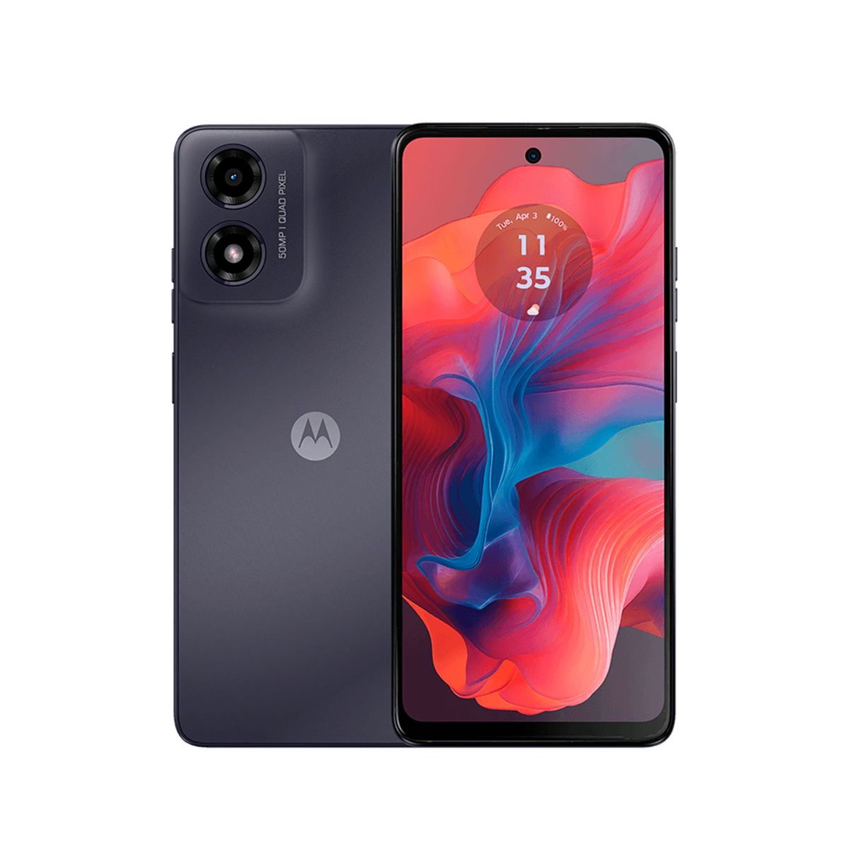 MOTOROLA - SMARTPHONE MOTOROLA G04S ANDROID 128GB 4GB NEGRO PN PB380031PE