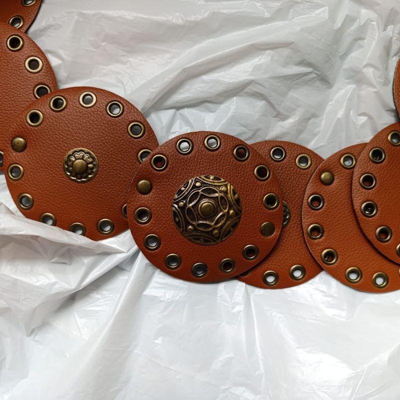 GENERICO - Cinturon de Moda Retro para Mujer 100cm Marron