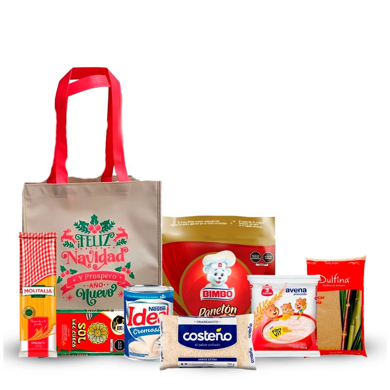 GENERICO - Canasta Navideña Silver 2 de 7 productos