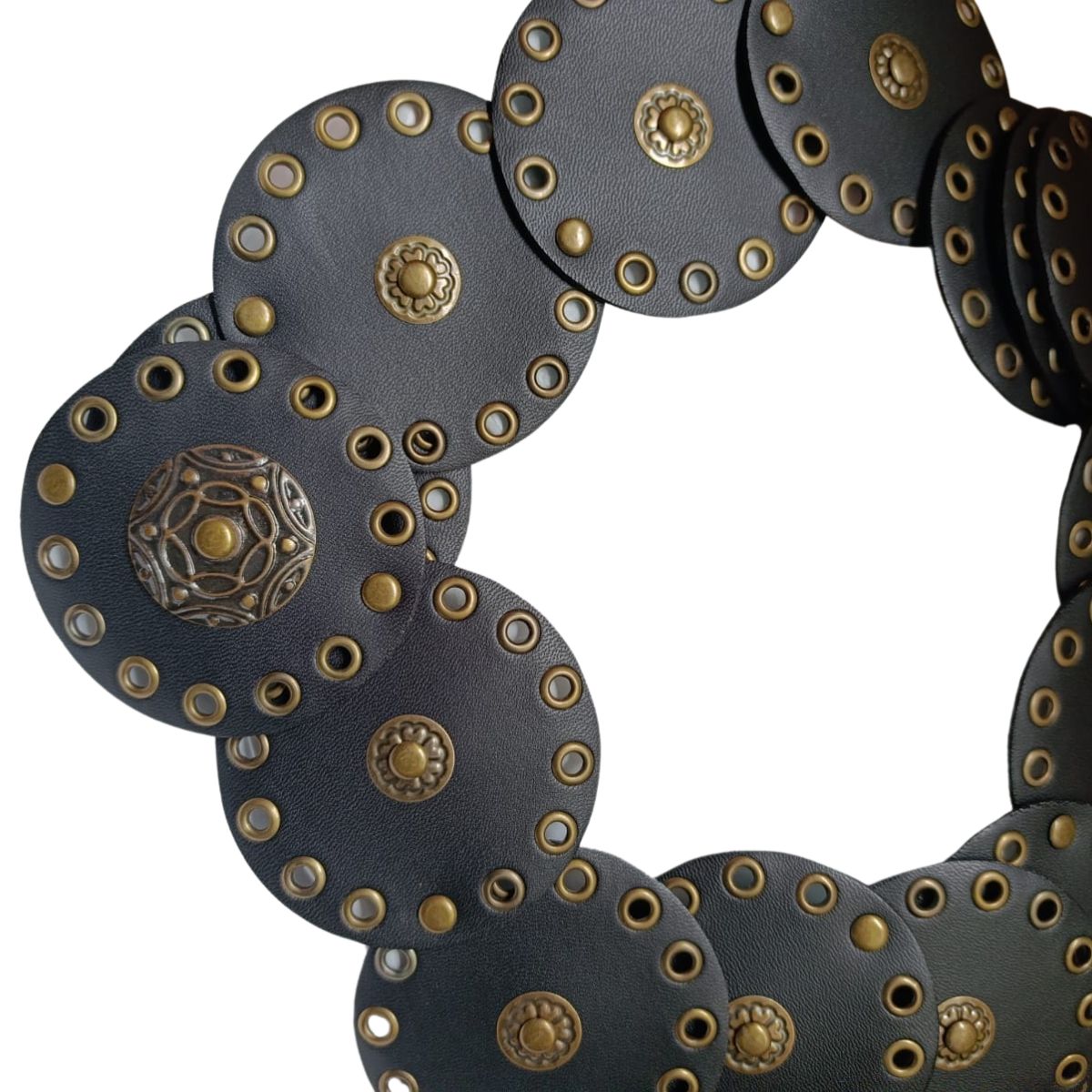 GENERICO - Cinturon de Moda Retro para Mujer 100cm Negro