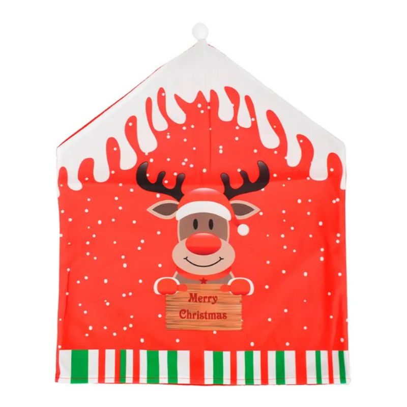 GENERICO - Fundas de Sillas Navideñas diseño Reno