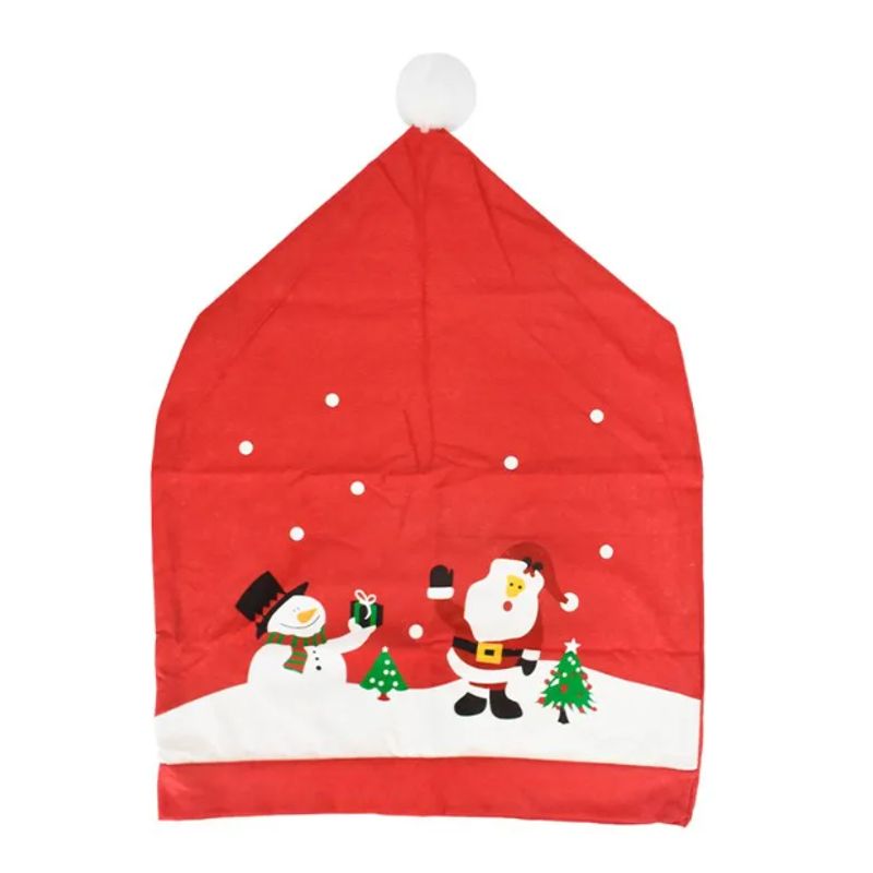 GENERICO - Fundas de Sillas Navideñas diseño gorrito