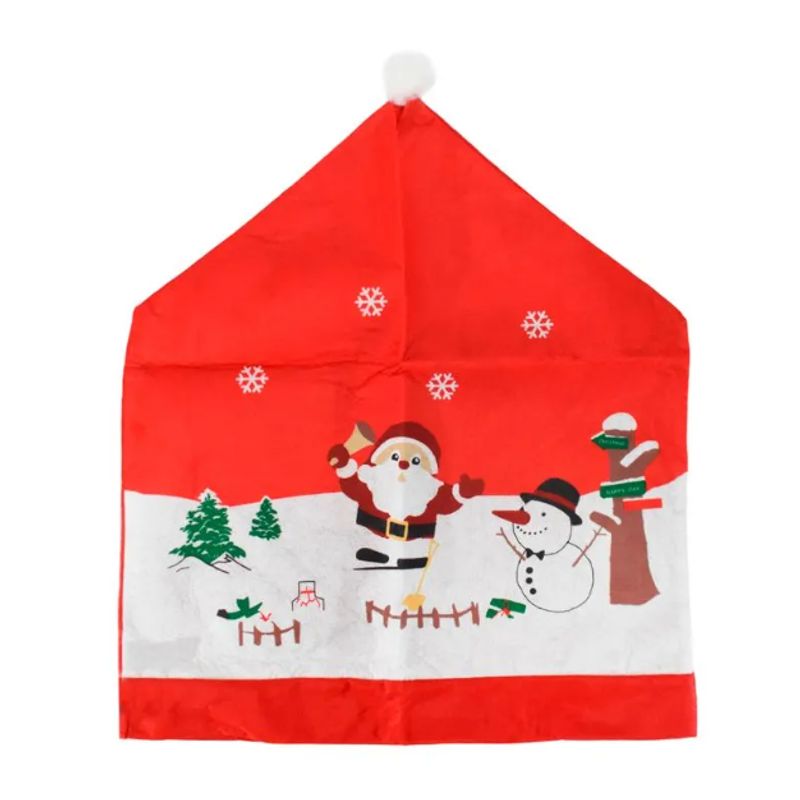 GENERICO - Fundas de Sillas Navideñas diseño gorrito