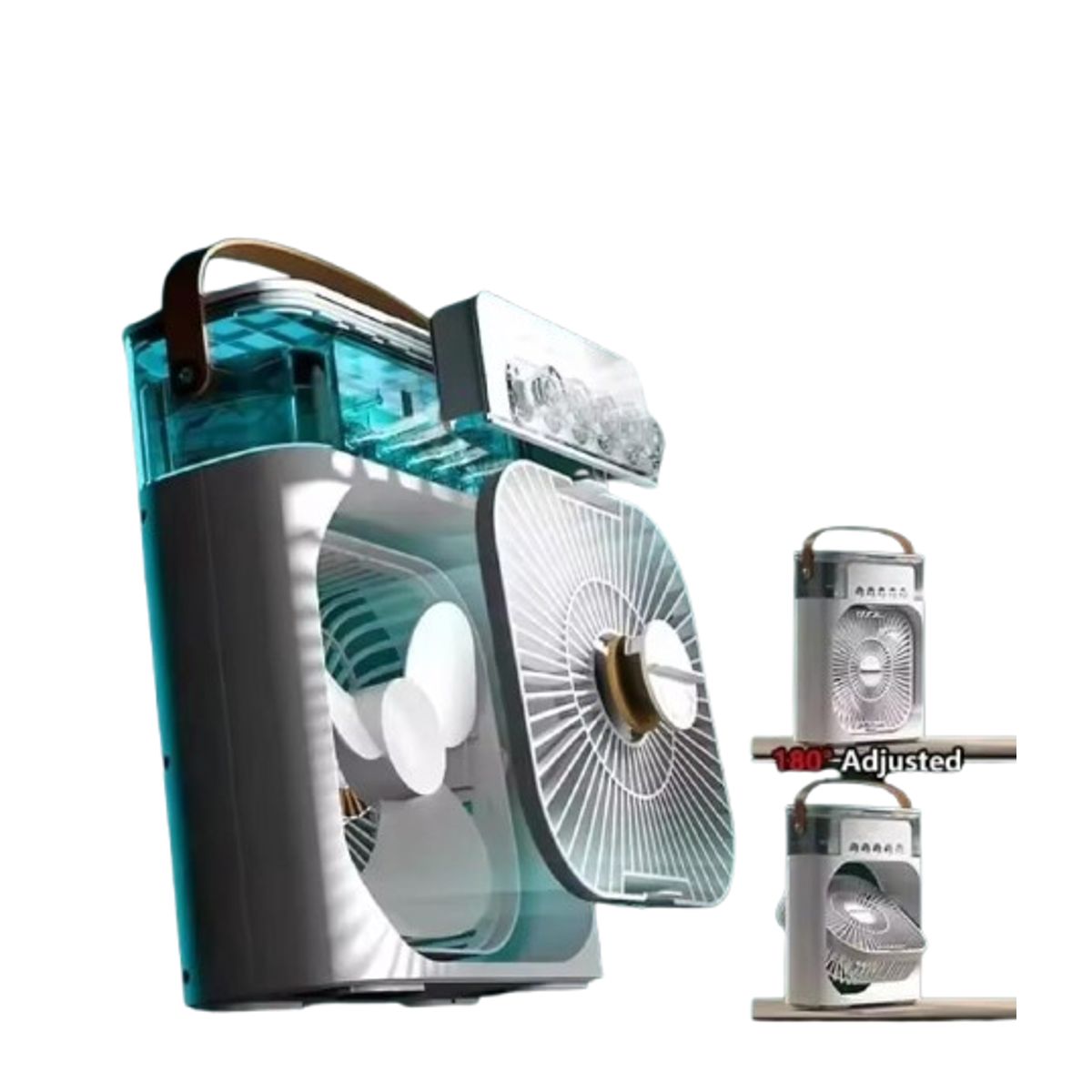 GENERICO - Mini Enfriador Humidificador de Aire portátil