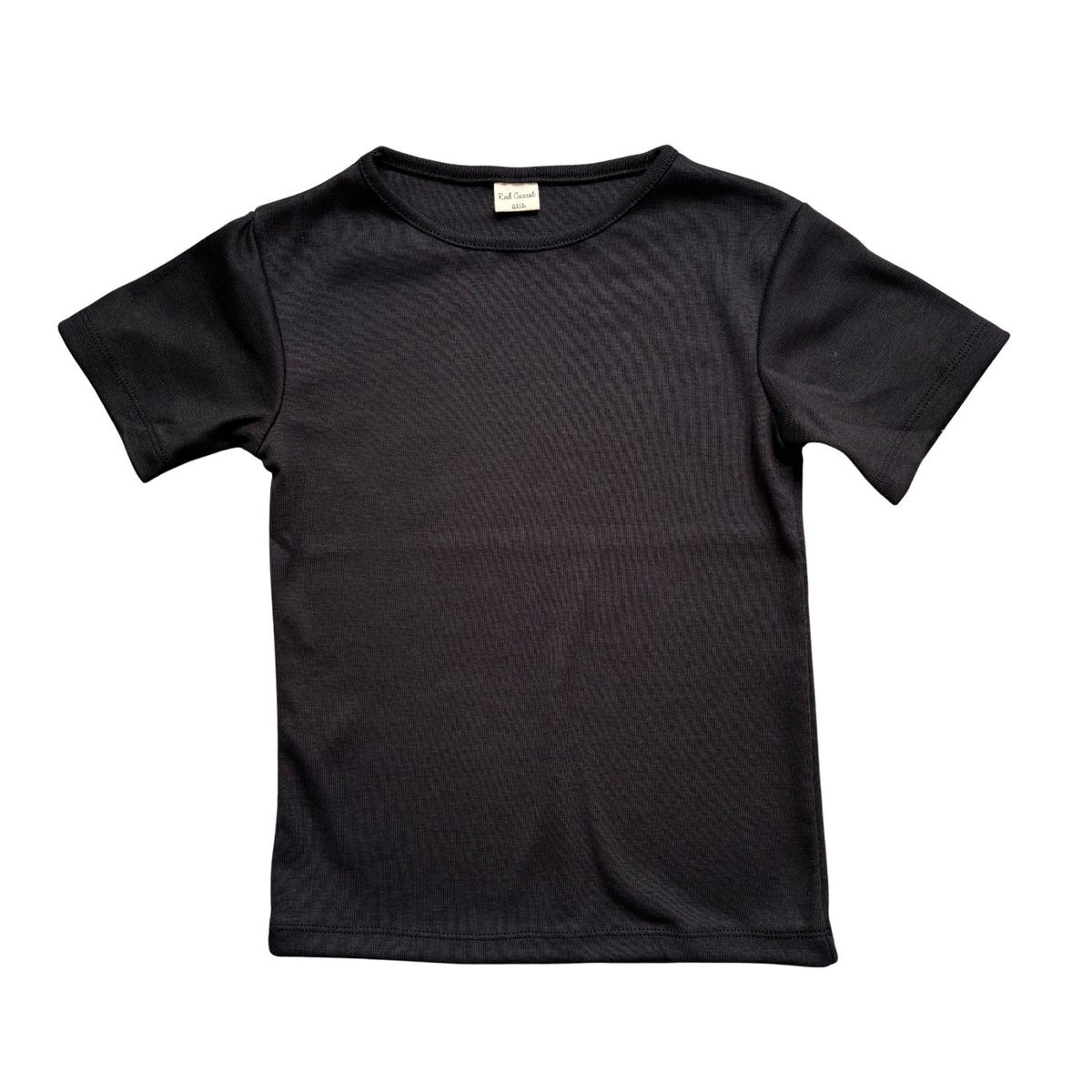 RED CARROT - Polo unisex niño manga corta algodon negro