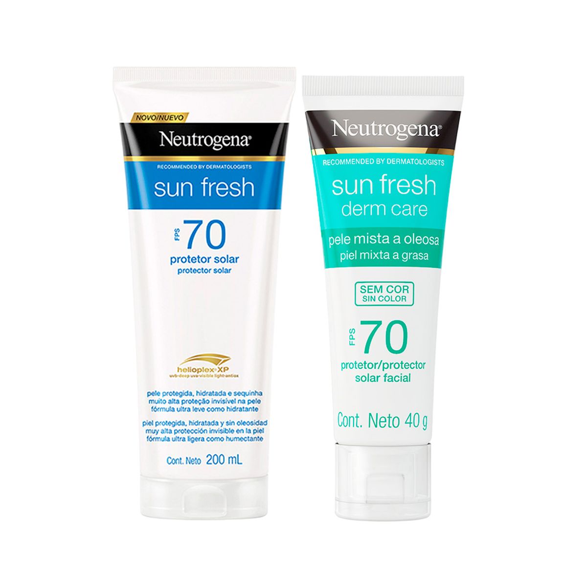 NEUTROGENA - Neutrogena Combo Protector Facial Fps 70 + Corporal Fps 70