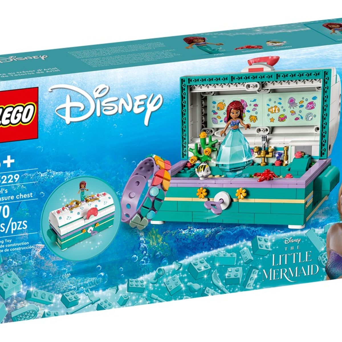 LEGO - LEGO 43229 Cofre de Tesoros de Ariel
