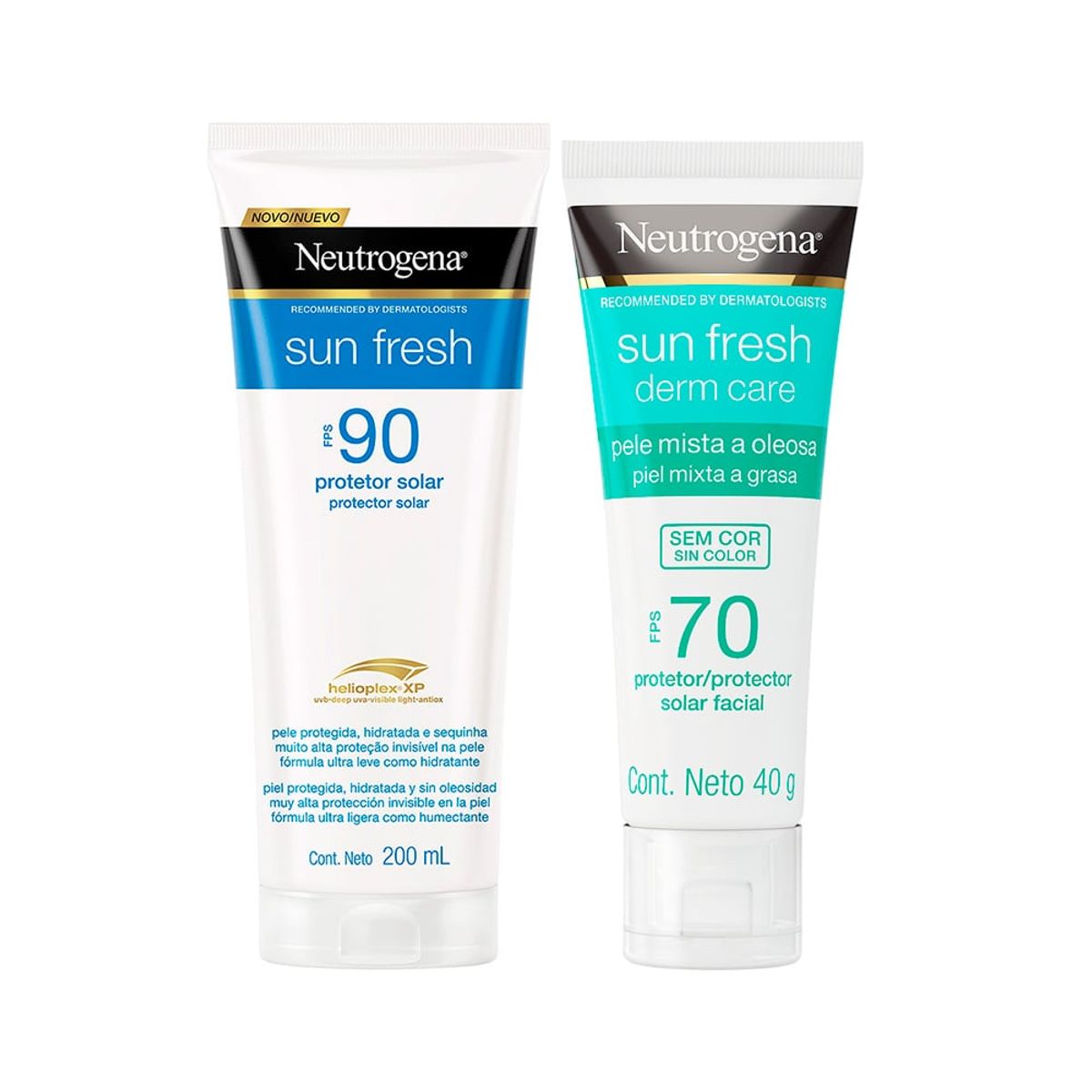NEUTROGENA - Neutrogena Combo Protector Facial Fps 70 + Corporal Fps 90