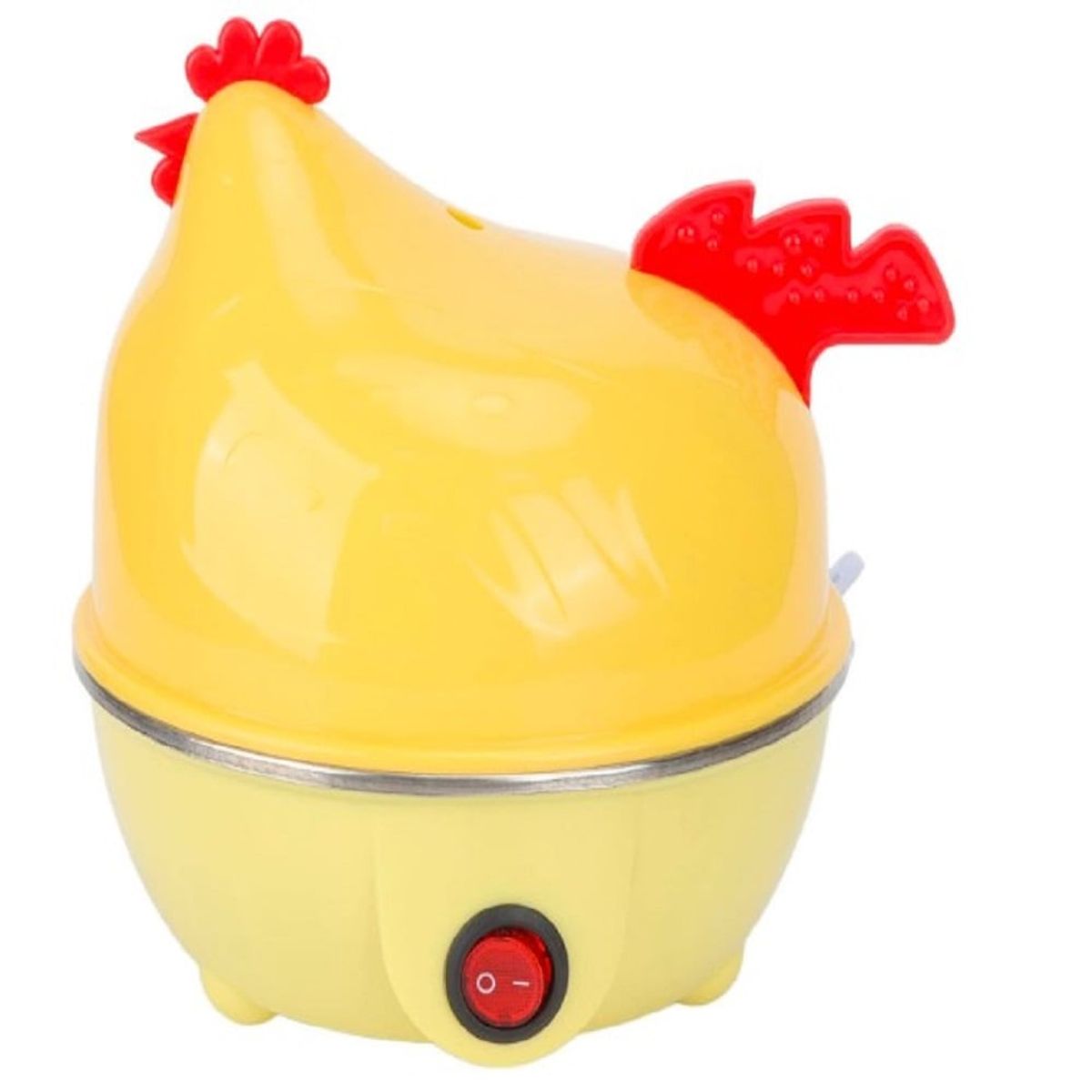 GENERICO - Hervidor Eléctrico Modelo Gallina Para 7 Huevos