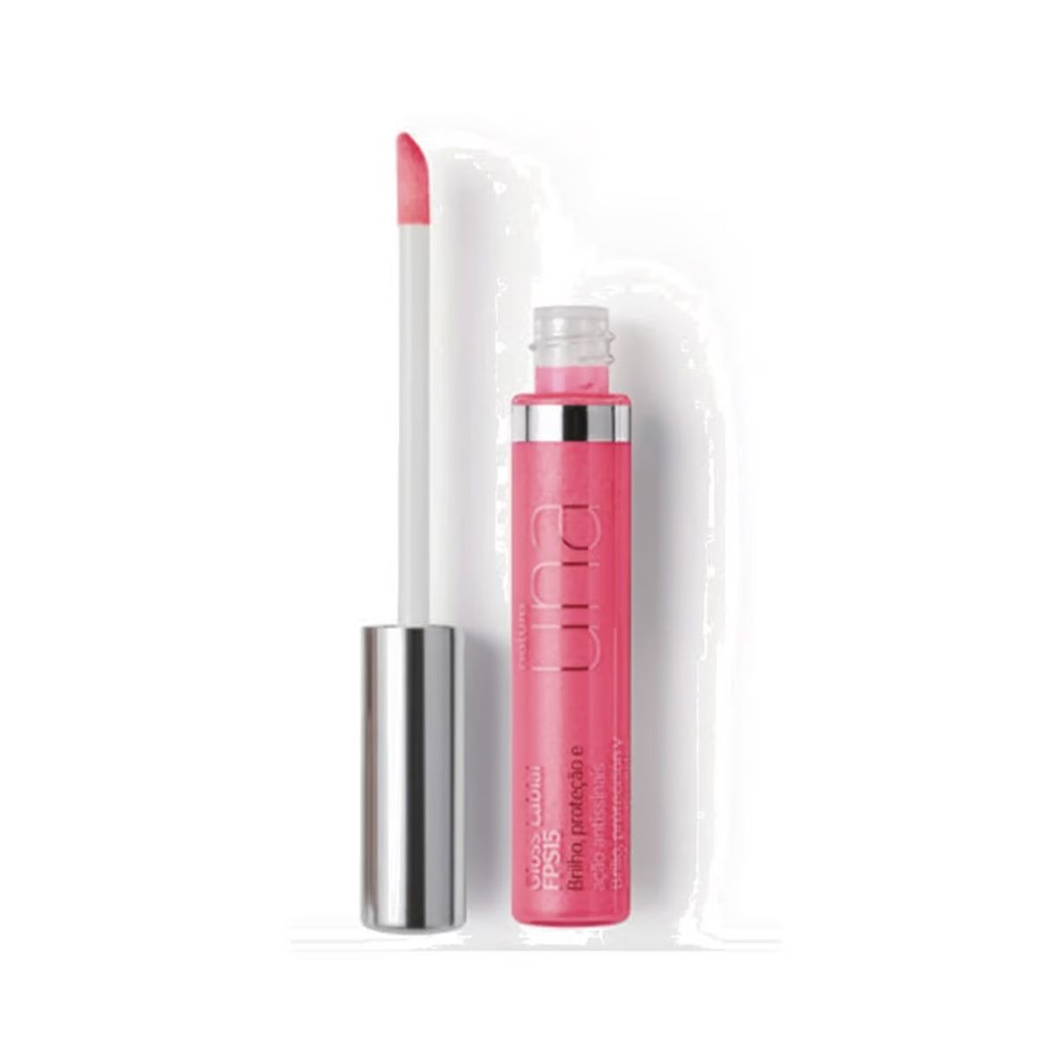 NATURA - Gloss labial tono rosa 101 natura UNA  8 ml