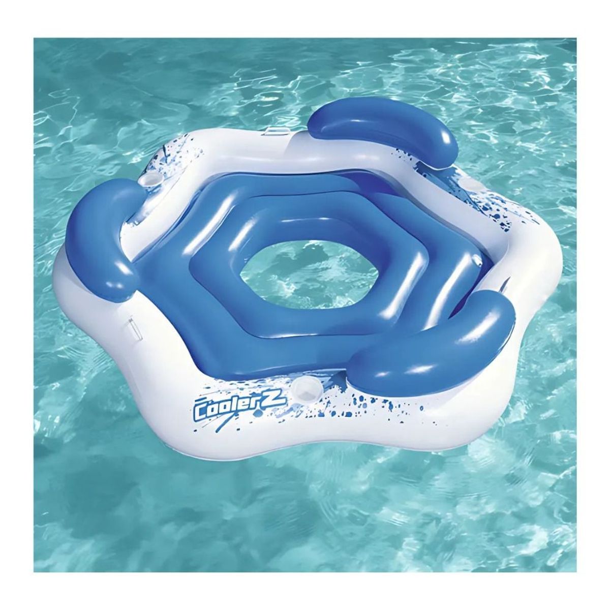 BESTWAY - Colchón Inflable Island para Sentarse Bestway X3 CoolerZ