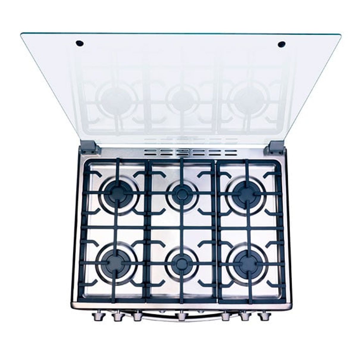 INDURAMA - COCINA A GAS GLP/GN INDURAMA 6 HORNILLAS PARMA ZAF DE PIE