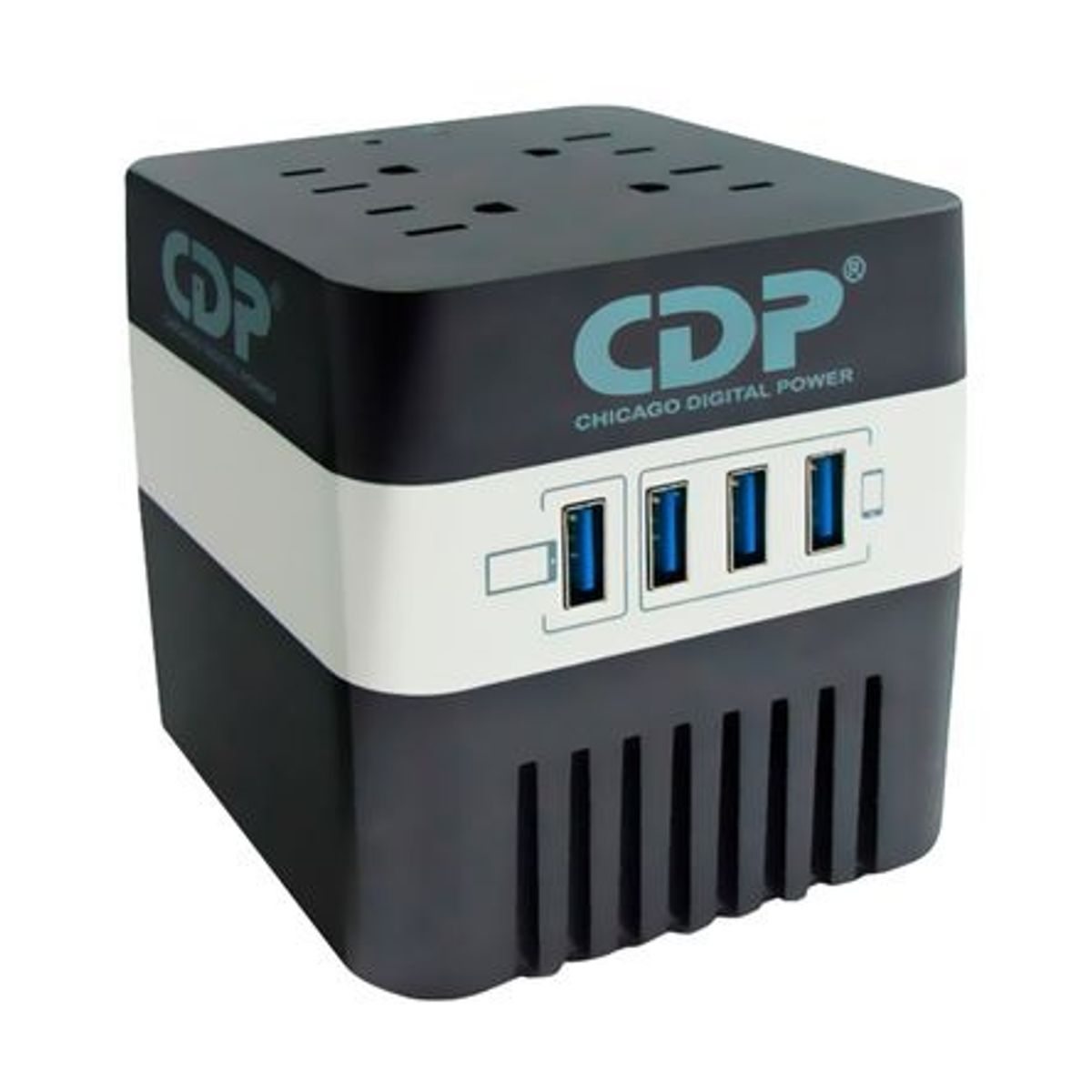 CDP - ESTABILIZADOR CDP 600VA 300W 4 PUERTOS USB