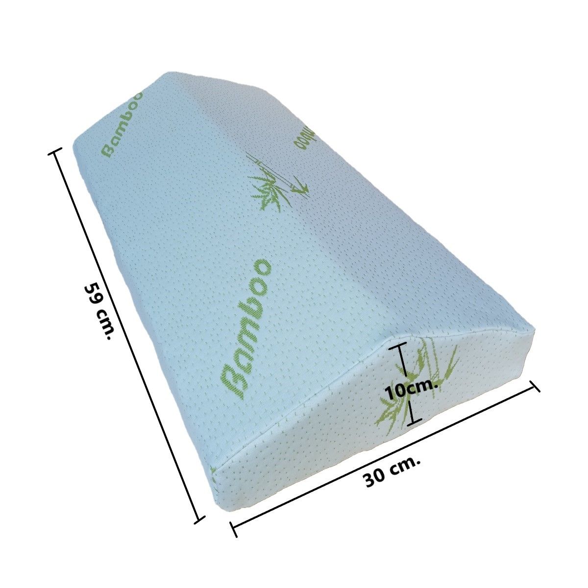 GENERICO - ALMOHADA LUMBAR CONFORT VISCOELASTICA