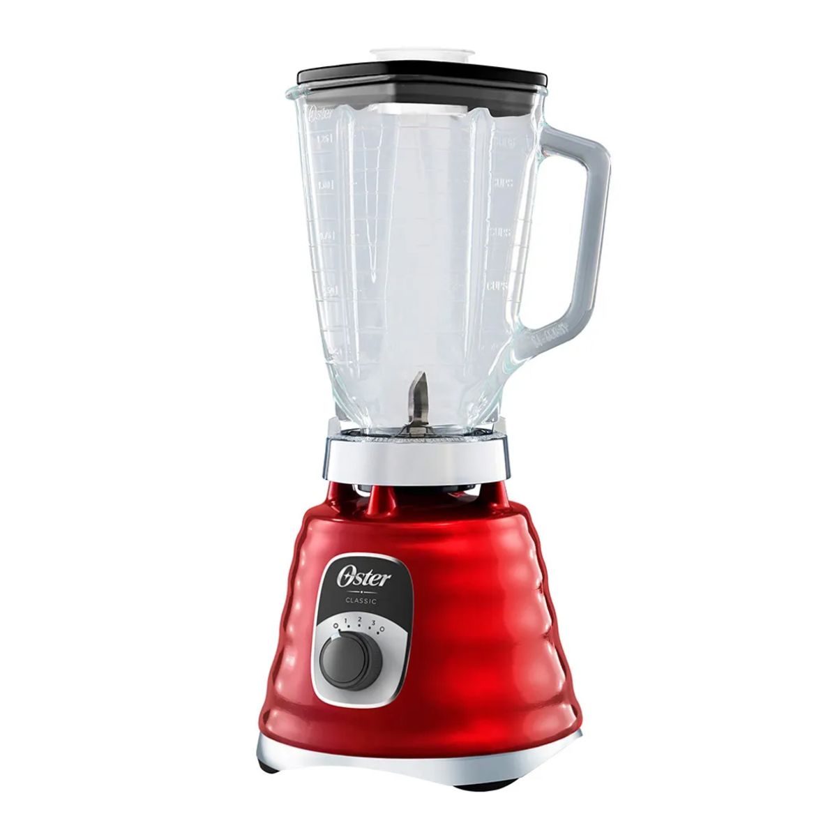 OSTER - LICUADORA CLASICA OSTER 3 VELOCIDADES 1000W CROMADA ROJA - BLST4126R