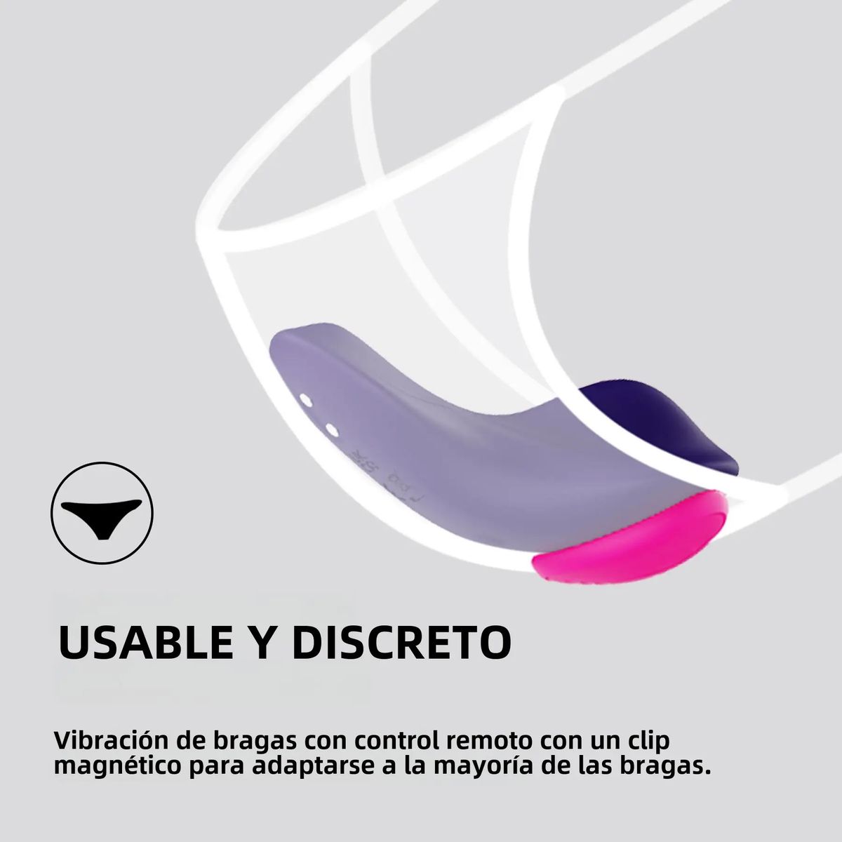 DR PINKY - Vibrador Vaginal Mujer Consolador Caroline Panty Discreto