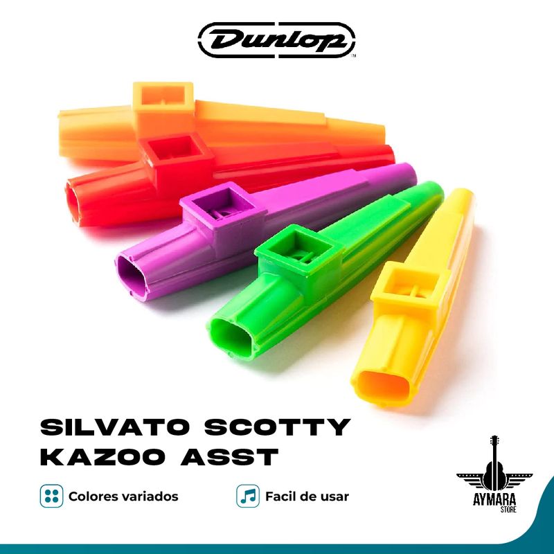 DUNLOP - Dunlop Silvato Scotty - Kazoo Asst 1 Unidad
