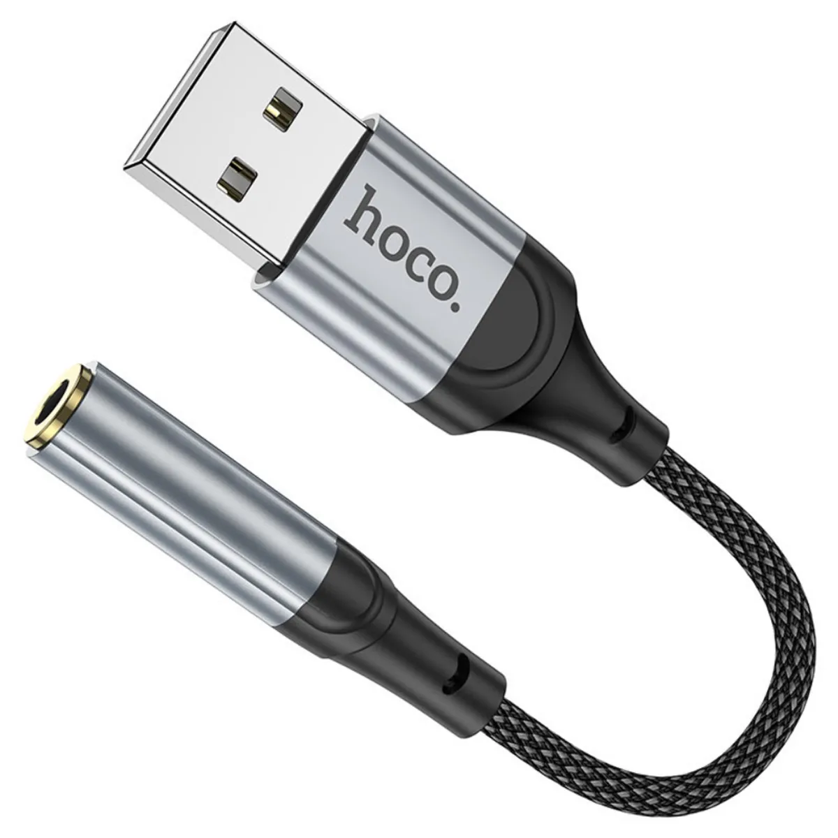 HOCO - Cable Adaptador De Audio Digital USB a 3,5 mm Hoco LS36 Fresh