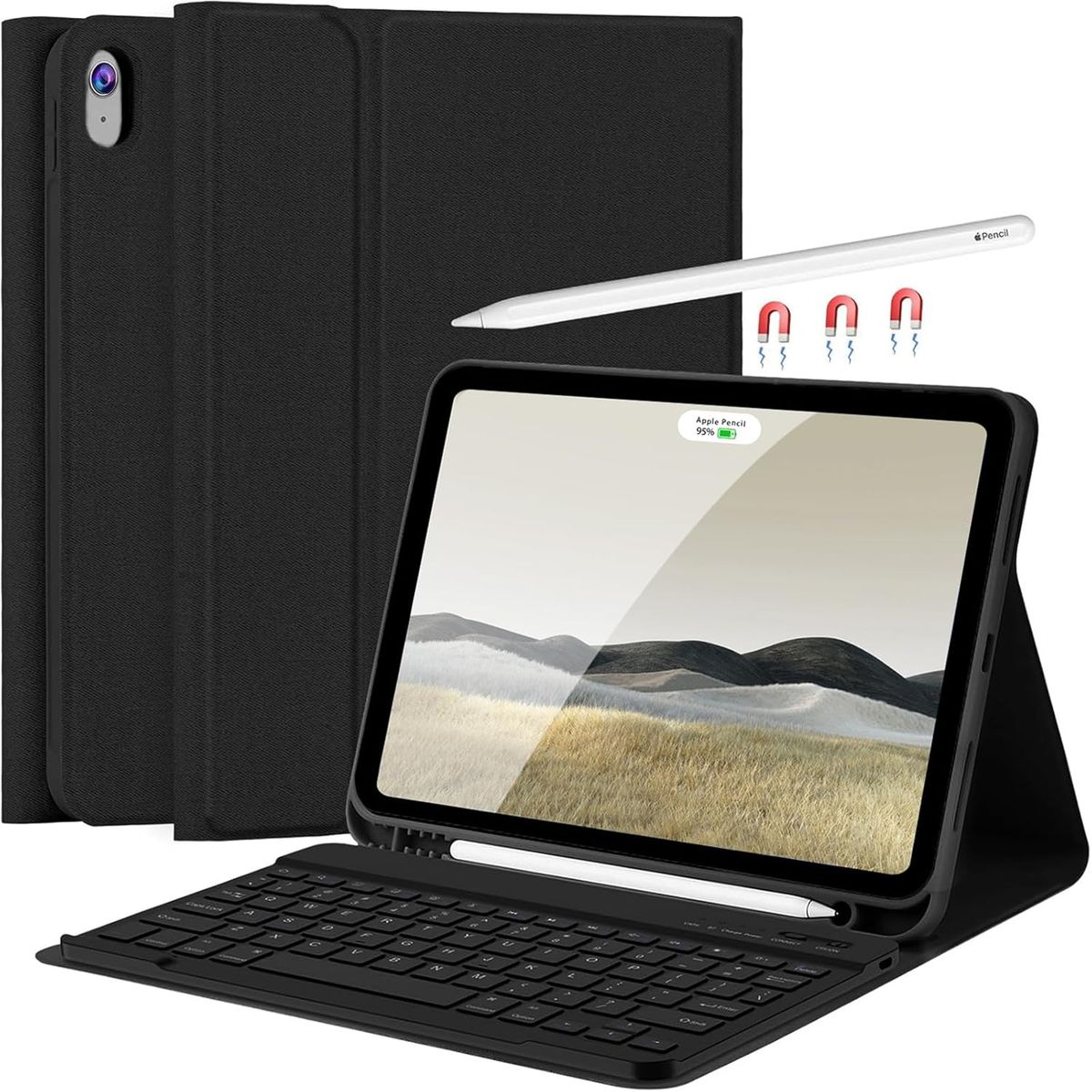 100 PERCENT - case Teclado 11 Para ipad air 7 m3, ipad air 6 m2, air 5, 4 keyboard
