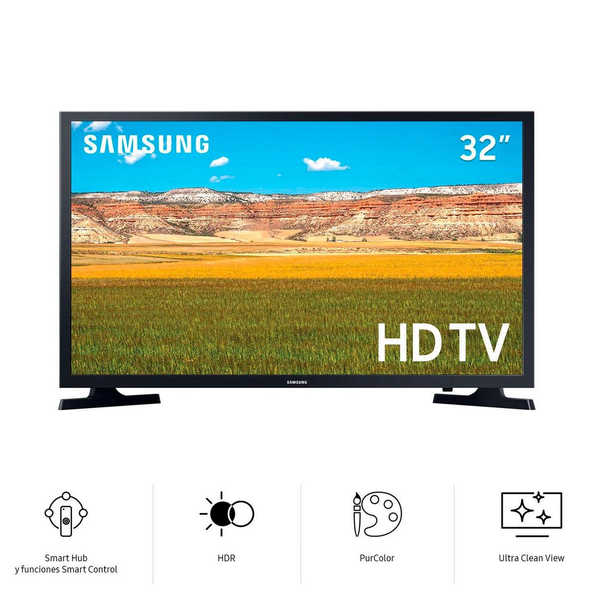 SAMSUNG - TELEVISOR SAMSUNG 32 HD SMART TV UN32T4202AGXPE