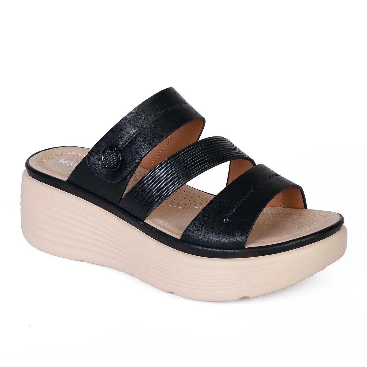STHEF - SANDALIA MUJER STHEF CASUAL NEGRO 8004