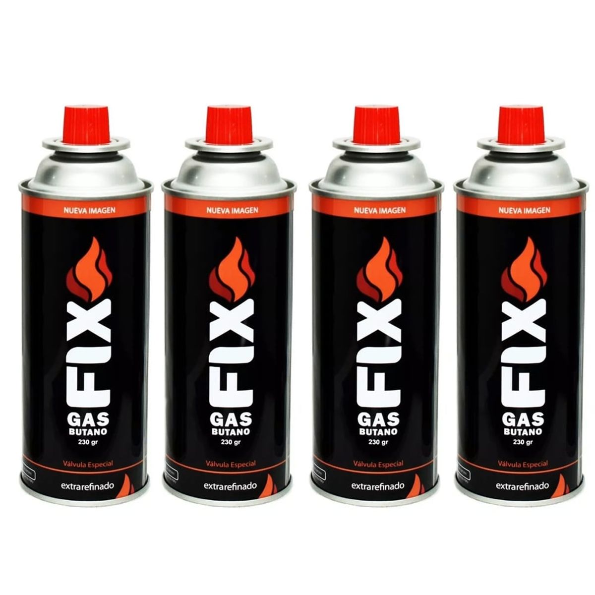 FIX - 4 Gas Butano FIX Ultra Refinado valvula universal cocinillas flameador