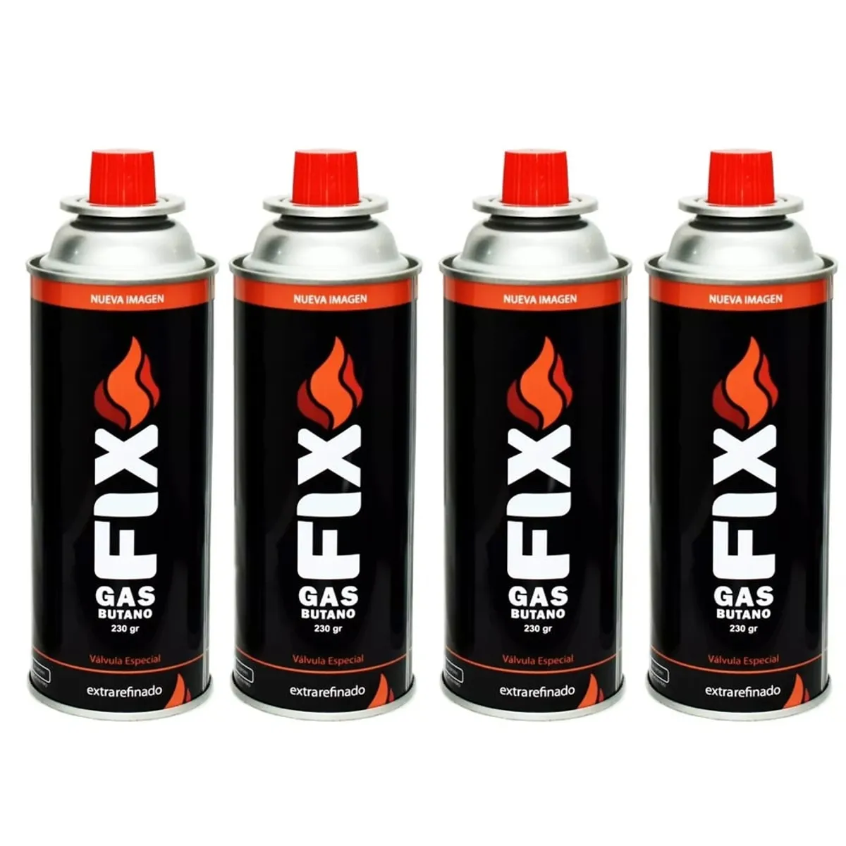 FIX - 4 Gas Butano FIX Ultra Refinado valvula universal cocinillas flameador