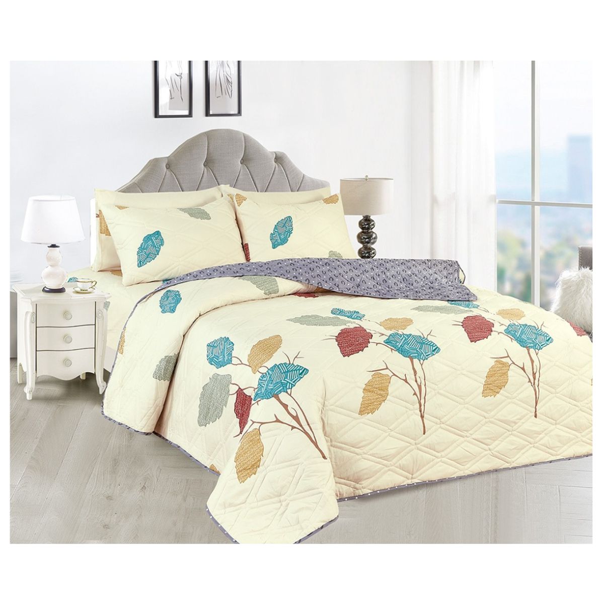 CASATEX - CUBRECAMA 7 PIEZAS CASATEX 2 PLZ