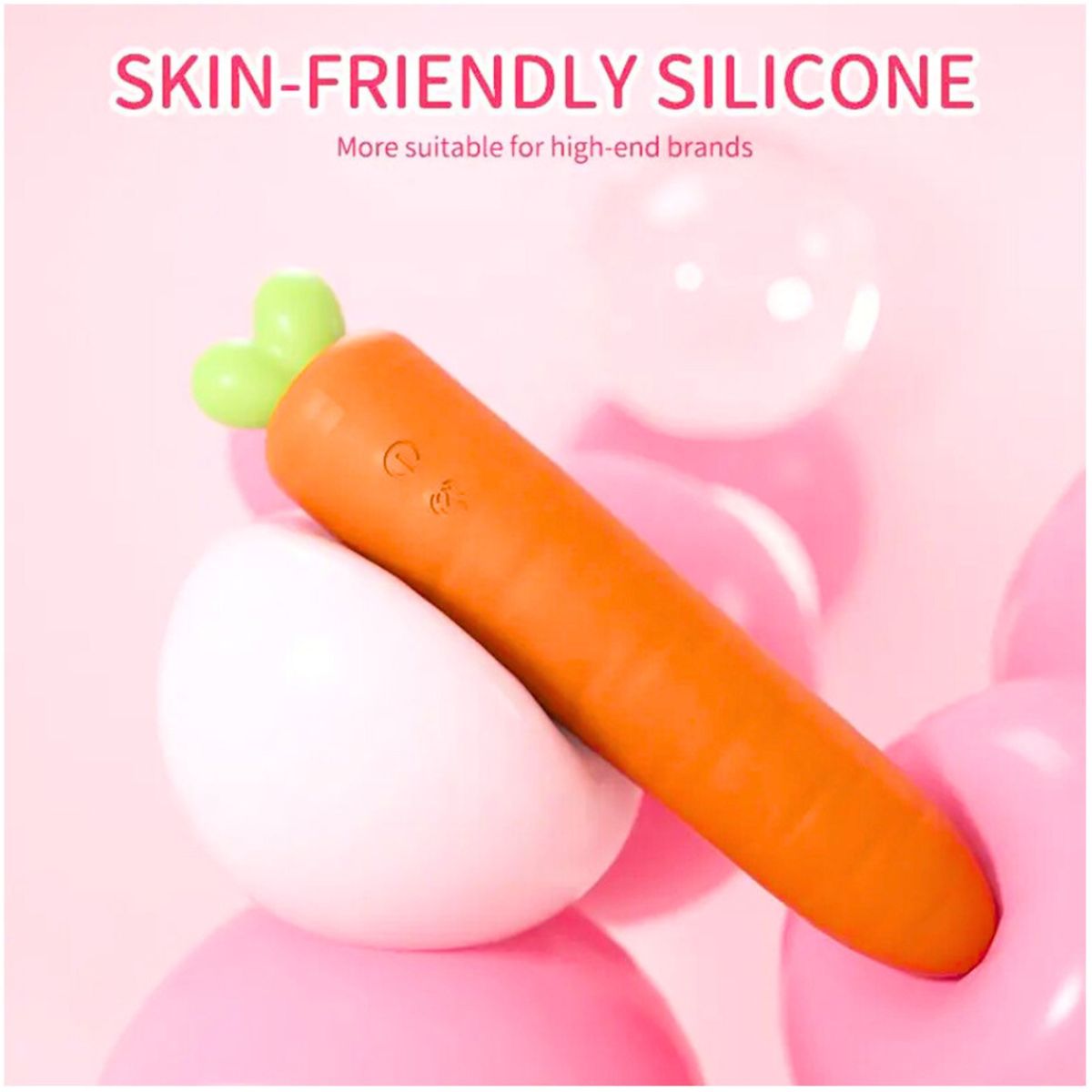 DR PINKY - Vibrador Mujer Consolador Carota con Empuje y Calor Estimula Clitoris