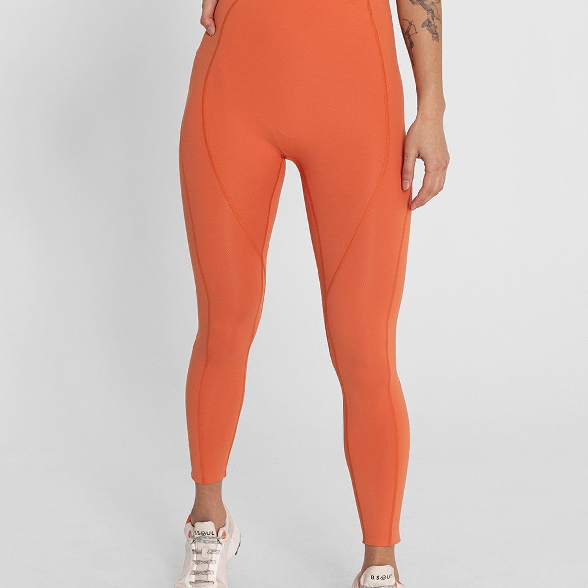 BSOUL - Legging Bsoul Para Mujer Hr Ankle Legg Nix Naranja BSOUL