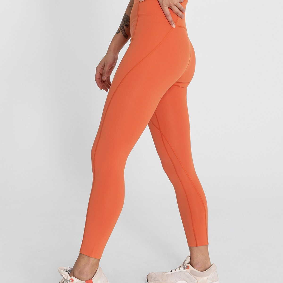 BSOUL - Legging Bsoul Para Mujer Hr Ankle Legg Nix Naranja BSOUL