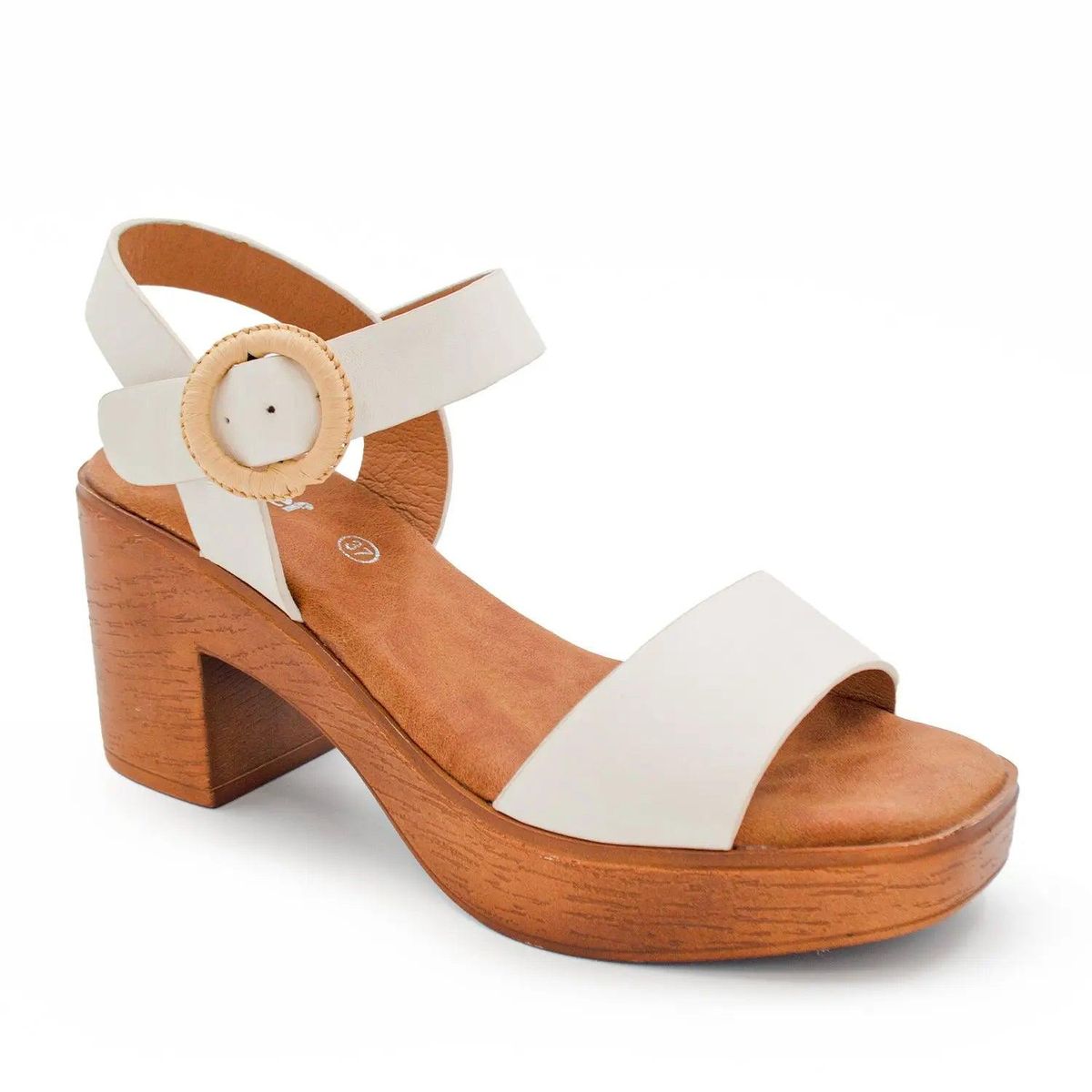 STHEF - SANDALIA MUJER STHEF CASUAL OFF WHITE 8011