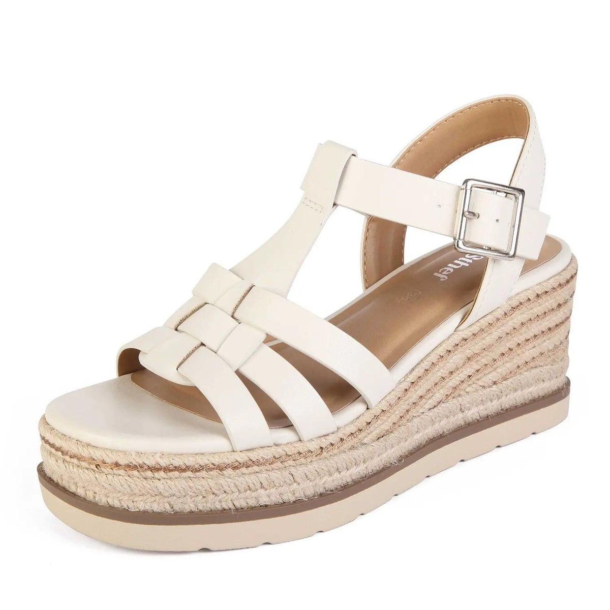 STHEF - SANDALIA MUJER STHEF CASUAL OFF WHITE 8032