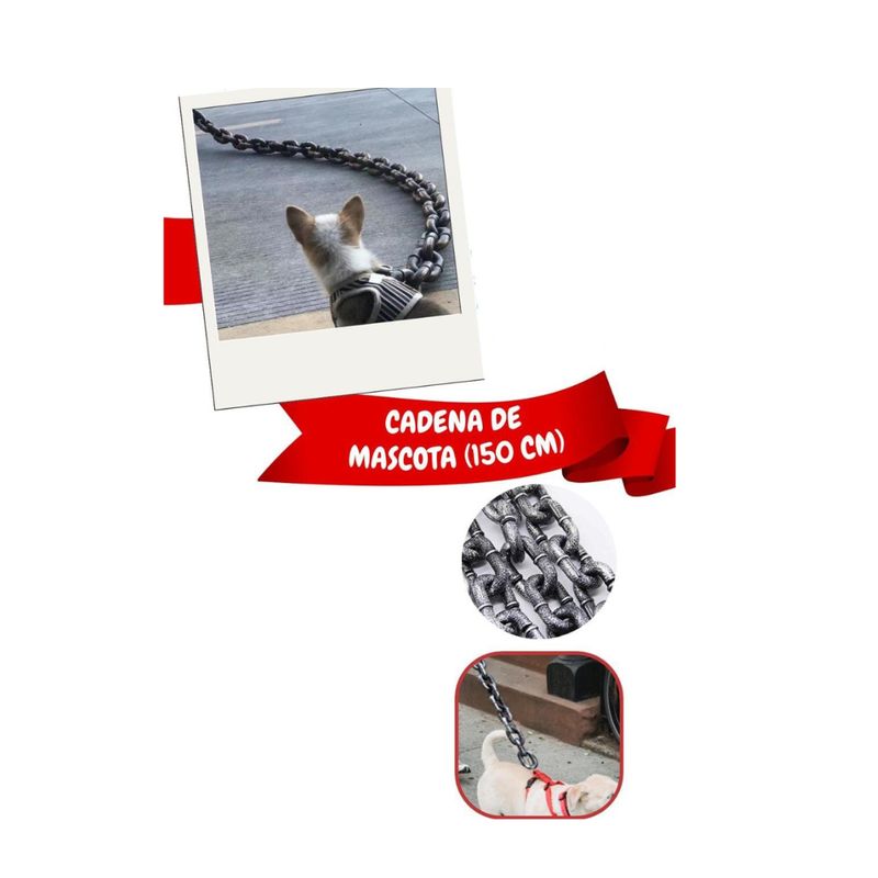 GENERICO - CADENA DE PLÁSTICO PARA MASCOTA