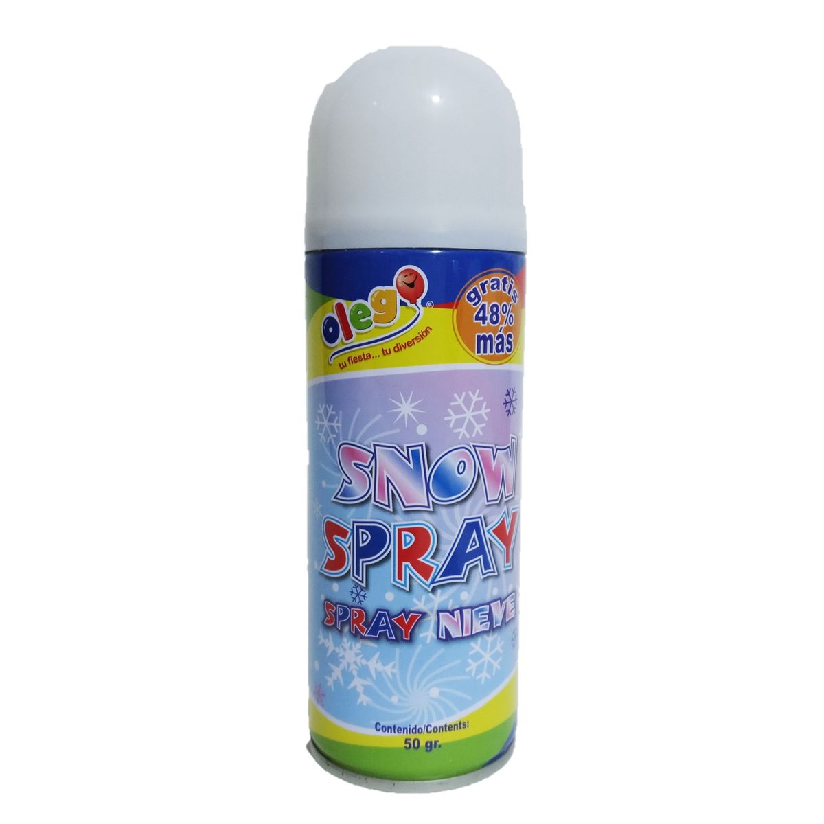 GENERICO - Cotillon Spray Espuma Temporal Nieve Artificial 210ml