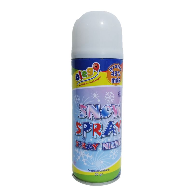 GENERICO - Cotillon Spray Espuma Temporal Nieve Artificial 210ml