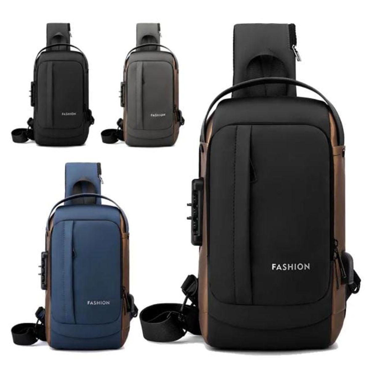 GENERICO - MOCHILA MORRAL ANTIRROBO CON CLAVE