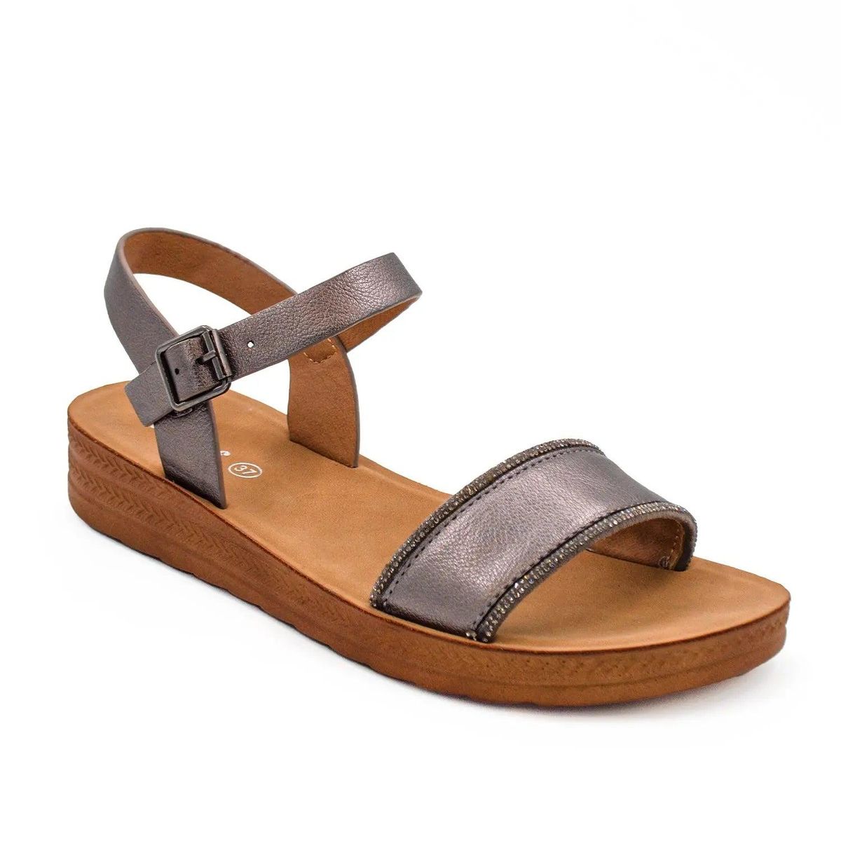 STHEF - SANDALIA MUJER STHEF CASUAL PEWTER 8017