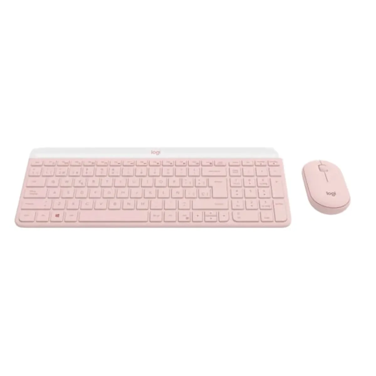 LOGITECH - Combinación De Teclado Y Mouse Inalámbricos Slim Combo MK470 Rosa