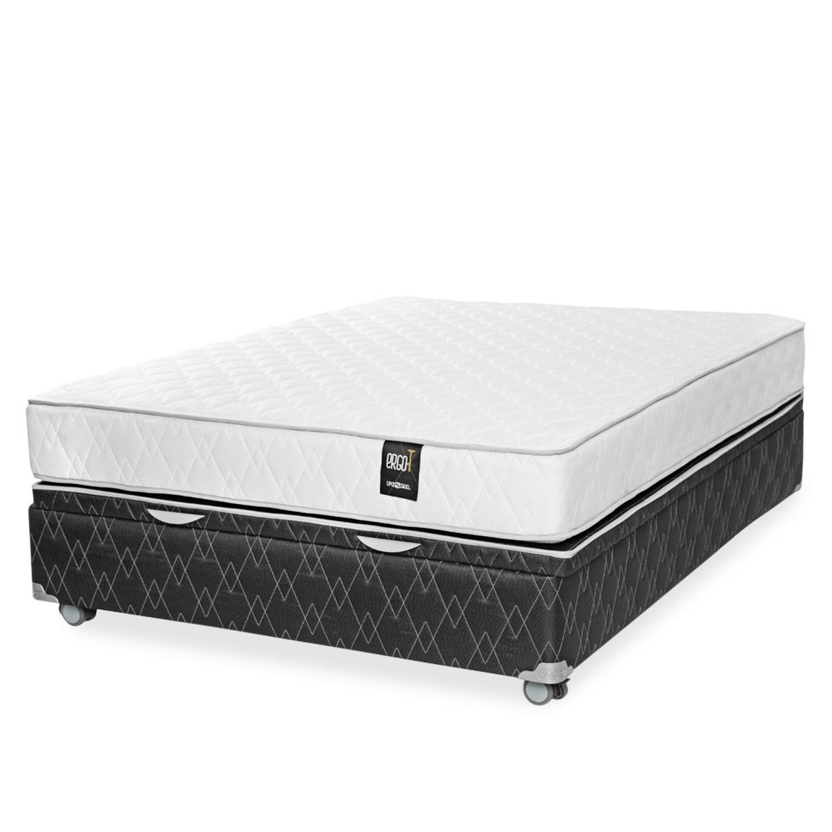 ROSEN - Cama Boxet Ergo T 2 Plz + 2 Almohadas + 1 Protector