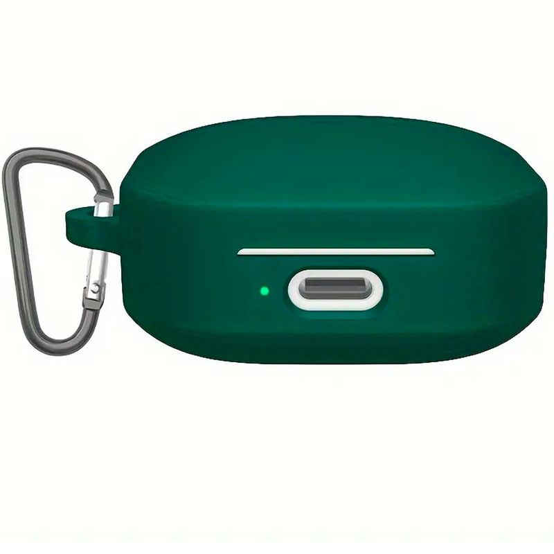 GENERICO - Funda Silicona para Audífonos Redmi Buds 6 Active Verde Oscuro
