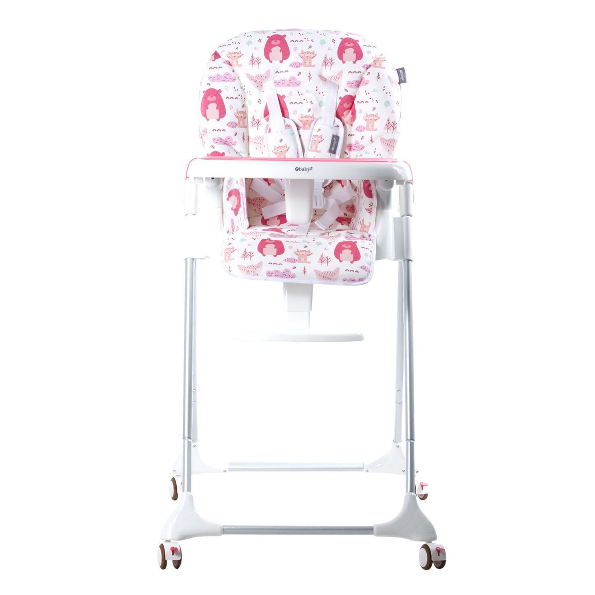 EBABY - Silla de comer para bebé Harriet Bosque Rosado Ebaby