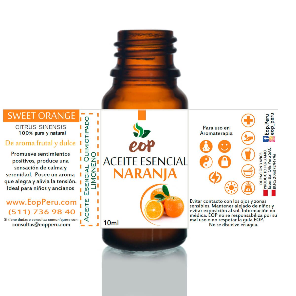 EOP - Aceite Esencial EOP de Naranja 10ml