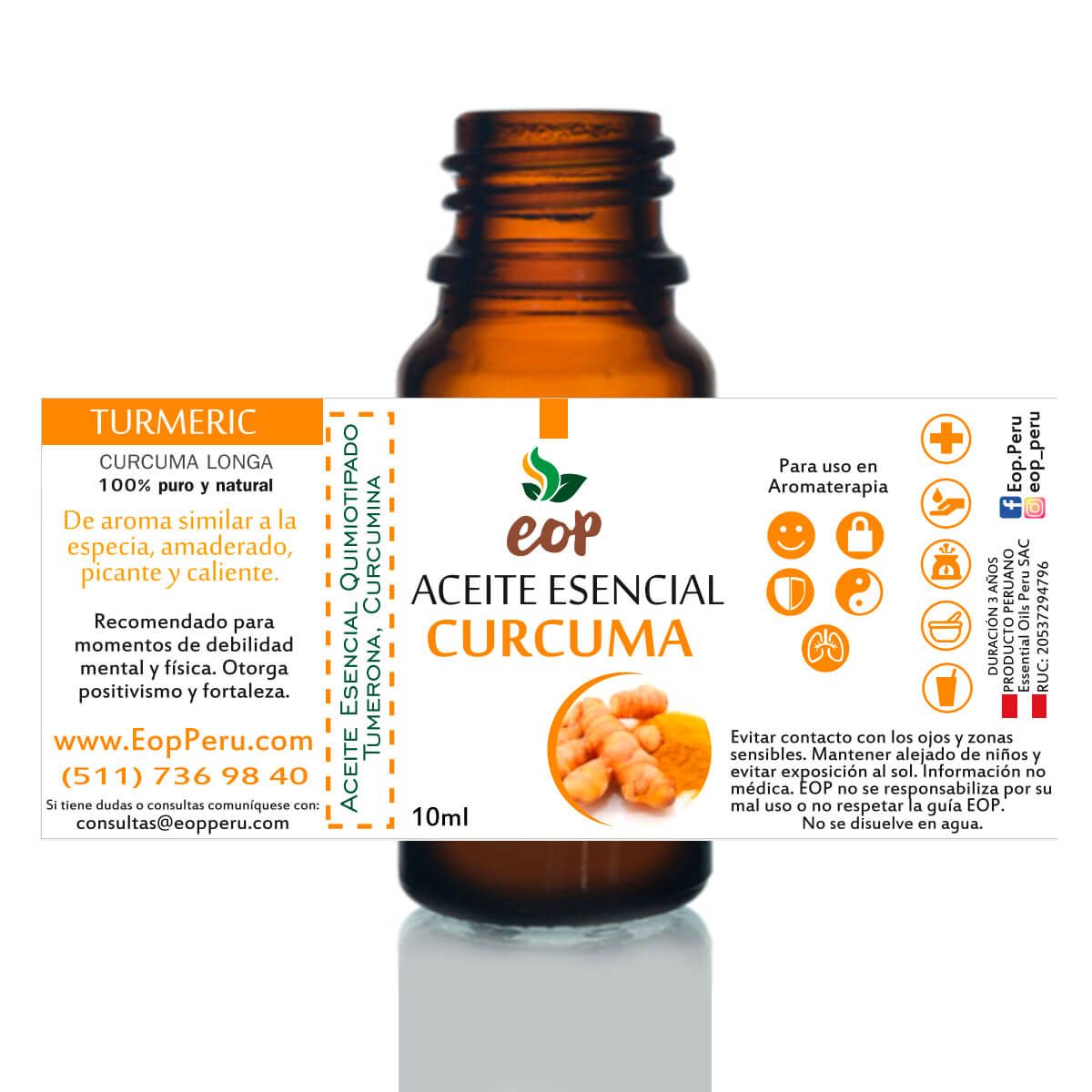 EOP - Aceite Esencial EOP de Curcuma 10ml