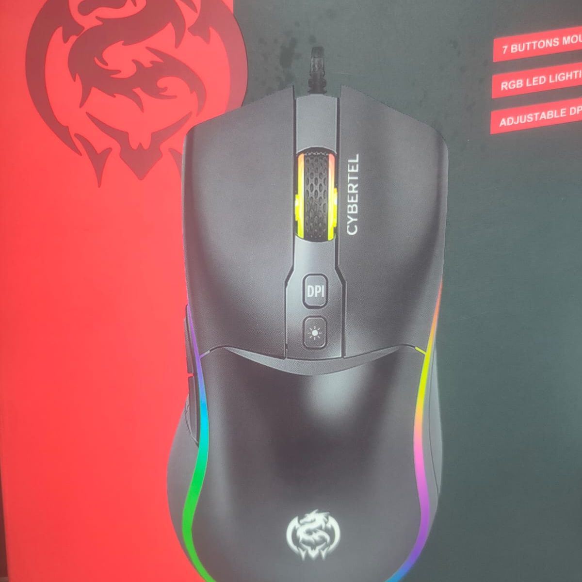 CYBERTEL - MOUSE CYBERMAX GAMING DESTROYER 7200 DPI