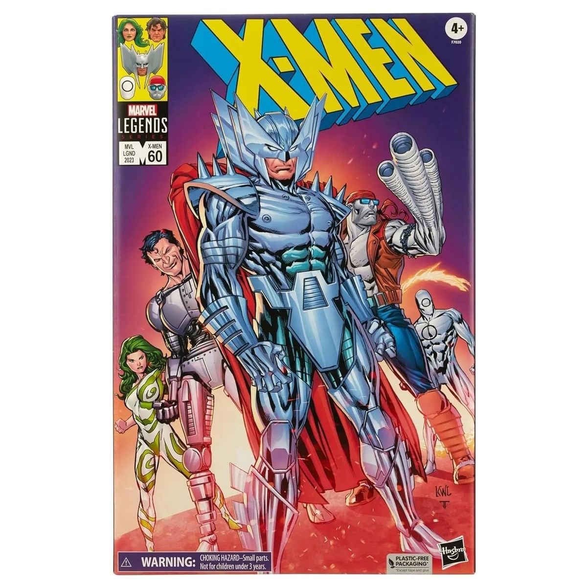 MARVEL - Pack 5 X-Men 60h Marvel Legends Villains Vertigo Strife